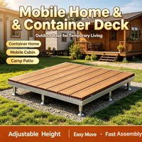 Système de terrassement en WPC à hauteur réglable pour jardins, entrepôts et scènes de mariage. Vente en gros et tailles personnalisées disponibles.