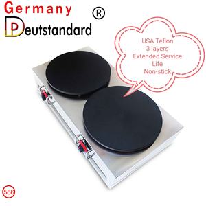 Crêpières électriques <span class=keywords><strong>ou</strong></span> à <span class=keywords><strong>gaz</strong></span> commerciales 40CM crêpe Roti faisant la machine de cuisson de rôtissoire - Product Image 3