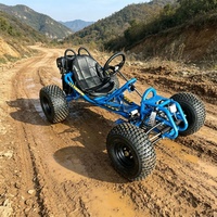 Go Kart de Alta Gama de 420 CC y 15 HP para Senderos de Montaña, con Amortiguación Completa, Kart para Césped de 4 Tiempos, Buggy para Terrenos Fangosos