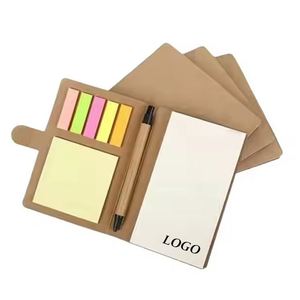 Mini Bloc de Notas Promocional Personalizado, Tamaño de Bolsillo, Pequeño A6, Tapa Dura, con Bolígrafo - Product Image 1