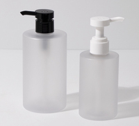 Flacon de recharge carré 500 ml pour shampoing d'hôtel, distributeur de lotion en plastique PET avec pompe, estampage doré, impression UV, pour gel douche, lotion corporelle, soin de la peau