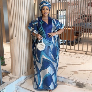 knee length dresses for ladies African Dress | African Clothing | African Print Wrap Dress main image 1