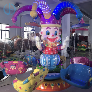 Équipement d'attractions de fête foraine commercial : Chaise volante Clown 12 places pour enfants, à vendre - Product Image 5