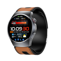 GS206 4G Smart-Armband mit Silikon- oder Lederarmband, Optionaler Airbag, Druckerkennung, EKG-Überwachung, APP-Fernsteuerung Smartwatch