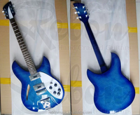 Gitar Elektrik 6 Senar Ricken 330 dengan Warna Biru Transport