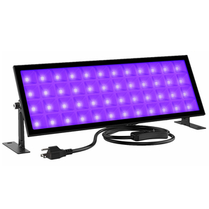Lámpara de <span class=keywords><strong>luz</strong></span> <span class=keywords><strong>ultravioleta</strong></span> LED <span class=keywords><strong>negra</strong></span> de 96W, barra de <span class=keywords><strong>luz</strong></span> UV de 395nm, <span class=keywords><strong>luz</strong></span> <span class=keywords><strong>negra</strong></span> impermeable IP66 para decoración de neón de fiesta brillante, iluminación de escenario de Halloween - Product Image 5