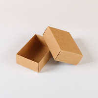 Boîte cadeau en papier kraft épais recyclable, personnalisée, avec couvercle, pour chaussettes de Noël, emballage en carton imprimé sur mesure.