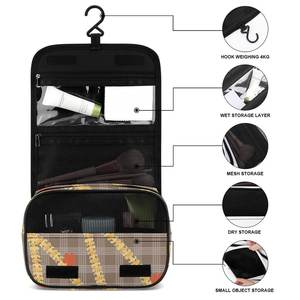 Nuevo diseño de la vida diaria Simple Casual bolsa de maquillaje multifuncional personalizado Hawaiano Puakenikeni colgante bolsa organizadora de cosméticos - Product Image 6