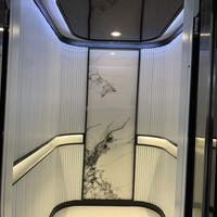 Lift tamasya mesin luar ruangan desain kabin kaca mewah untuk vila