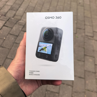 Orijinal Osmo 360 120MP 360 Fotoğraf 8K Video Su Geçirmez 128GB MicroSD Depolama Profesyonel El Tipi Kamera Seyahat Bisiklet Sürüşü için