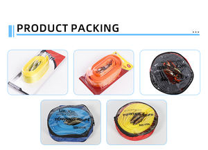 Nouvelle corde de remorquage cinétique double tressée de haute qualité TZ, 9 m de long, en plastique, pour remorquage d'urgence - Product Image 2