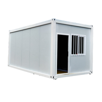 Nouvelle maison préfabriquée en acier, design moderne, pliable, respirante, rectangulaire, à structure plate, pour usage résidentiel rural et pour personnes âgées