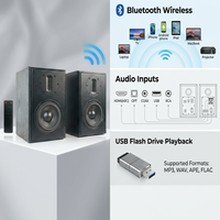 Altavoces inalámbricos de 2,0 canales para TV sistema de sonido de cine en casa USB/coaxial/estantería óptica Subwoofer activo con Tweeter de cinta