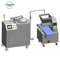 Mélangeur intelligent entièrement automatique pour gonflage de gâteaux machine à gonfler les gâteaux en mousseline de soie mélangeur pour gonfler les pâtisseries