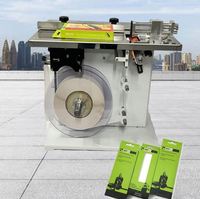 Machine d'étiquetage semi-automatique Orshang à utilisation facile pour boîtes, machine d'étiquetage des coins supérieurs et inférieurs des petits cartons