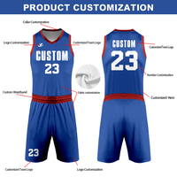 Maillot de basket réversible, design bicolore pour un assortiment polyvalent des équipes lors des tournois et des événements