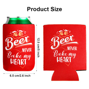 Divertida Funda Enfriadora <span class=keywords><strong>de</strong></span> Latas <span class=keywords><strong>de</strong></span> Cerveza, Duradera, Ecológica, Impermeable, <span class=keywords><strong>de</strong></span> Neopreno Aislante con Cierre <span class=keywords><strong>de</strong></span> Cremallera y Frases Humorísticas - Product Image 5