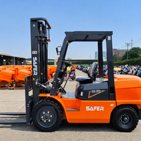Forklift Diesel 4x4 SAFER CPCD20 CPCD30 Mesin Isuzu Forklift Internal Combustion Tinggi Angkat 3-6m untuk Pabrik Industri