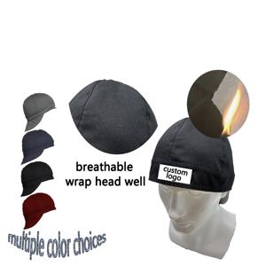 Protezione della testa cappello resistente al fuoco per la saldatura della stazione di servizio vigile del fuoco riparazione del veicolo in <span class=keywords><strong>cotone</strong></span> traspirante a prova di fuoco casco fodera - Product Image 6