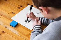 Lapboards effaçables à sec-9 "X 12" Mini tableaux blancs pour étudiants, fournitures pour enseignants en classe