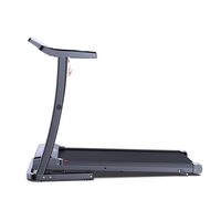 Tapis roulant électrique pliable avec écran LED et moteur silencieux de 2 CV pour usage domestique, test de fréquence cardiaque, machine de marche sans connexion sans fil