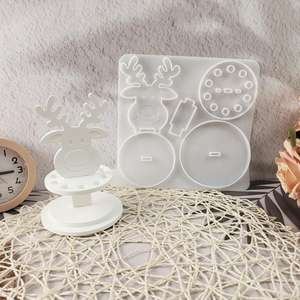 แม่พิมพ์ซิลิโคนทำจากยิปซั่มสำหรับตกแต่งชั้นวางของ M53742ลายกวางเอลก์ - Product Image 3