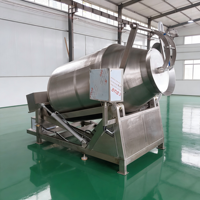 Tumbler à vide industriel en acier inoxydable 304 pour la marinade et la maturation de la viande (bœuf, porc, poulet) – Commercial et automatique