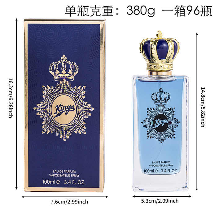 100Ml Highquality Perfume Dubai Royal Crown Long Lasting Light