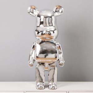 Fabrika galvanik serisi şiddetli ayı iniş büyük süsler oturma odası ofis dükkanı süsler kumbara - Product Image 6