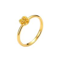 Bague en acier inoxydable en forme de rose, 8 mm, motif floral sur le dessus, bande fine de 2 mm, style minimaliste pour femme, en stock, petites commandes