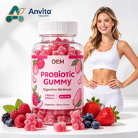 Service OEM ODM de Gummies Probiotiques aux Baies Personnalisés – Complément Masticable pour le Bien-être Digestif des Adultes