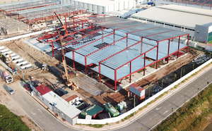 Xưởng Chế Tạo Kết Cấu Thép Angola Kỹ Thuật Đúc Sẵn Nhà Kho Bố Trí Nhà Kho Xây Dựng Cho Các Bản Vẽ Hoàn Hảo - Product Image 6