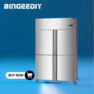 ตู้แช่แข็งแบบตั้งอิสระ BINGEEDIY 1000 ลิตร 220 โวลต์ สำหรับธุรกิจ ช่วยให้อาหารแช่แข็งเย็นเร็ว - Product Image 3