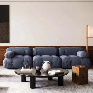 Sofá Modular de Combinación Libre, Estilo Camaleón Crema, Tela Simple, Bloque de Tofu, Muebles de Sala de Estar, Sofá Bloque - Product Image 6
