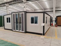 Maison conteneur extensible de 40 pieds, maisonnette préfabriquée avec salle de bain et cuisine pour une vie de villégiature