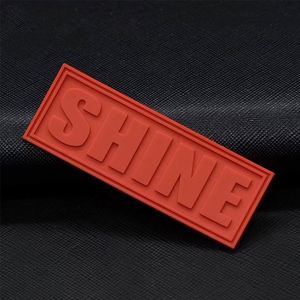 Patchs en PVC souple 3D personnalisés avec logo, gaufrés à chaud, en silicone tactique, pour écussons thermocollants et patchs en caoutchouc avec velcro - Product Image 3