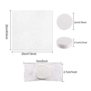 50 serviettes de voyage jetables en tissu compressé, mini-serviettes portables, idéales pour les voyages en plein air, les barbecues, le camping, les serviettes pour le visage - Product Image 2