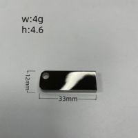 Venta Directa de Fábrica, Carcasa Metálica Miniatura para Memoria USB, Unidad Flash USB Semicircular 2.0/3.0, Estuche para Memoria USB