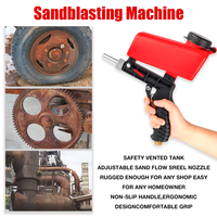 Machine de sablage portative à main avec pistolet de sablage pneumatique personnalisable