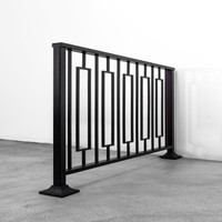 CBMmart - Garde-corps d'escalier moderne en laiton pour villa, extérieur/intérieur, avec dimensions et hauteur personnalisables
