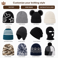 Bonnet en laine mérinos certifié BSCI, tricoté, vente en gros d'usine, jacquard color block, bonnet d'hiver à revers, logo personnalisé, OEM, en vrac