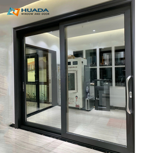 Tiêu chuẩn Úc đôi theo dõi nhà kính trượt cửa đôi tráng men cửa trượt bên ngoài Patio nhôm cửa trượt - Product Image 1