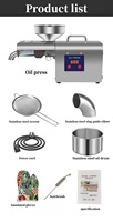 Machine d'extraction d'huile domestique automatique multifonctionnelle à chaud et à froid pour avocat, noix de coco, amande, arachide, graines de soja