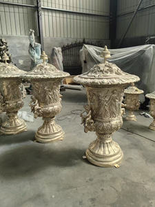Escultura de Metal Bronce Antigua <span class=keywords><strong>para</strong></span> <span class=keywords><strong>Jardín</strong></span> Exterior, Personalizable y Pulida, Grande, <span class=keywords><strong>para</strong></span> Decoración de Hoteles y Villas - Product Image 5