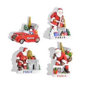 Aimant Paris Mode Parisienne en résine personnalisable |   Aimant <span class=keywords><strong>de</strong></span> réfrigérateur souvenir en résine personnalisable, mode parisienne - Product Image 2