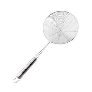 بيع بالجملة مجموعة مصفاة المطبخ من الفولاذ المقاوم للصدأ من الدرجة الغذائية ، مجموعة مقشدة دقيقة وصفي المعكرونة ، مواد معدنية - Product Image 1