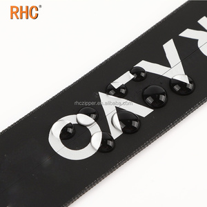 Rhc Biểu Tượng Tùy Chỉnh In Ấn 5 # Đóng Mở End Nhựa <span class=keywords><strong>Nylon</strong></span> Kéo Kéo Bền Chống-Phai PU Không Thấm Nước Dây Kéo Cho Lều Áo Mưa Trượt Tuyết Xuống - Product Image 2