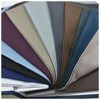 Tissu en polyester et viscose extensible, finition mate élégante, antistatique, pour costumes de direction et textiles d'ameublement