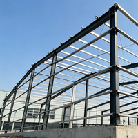 Kit de construction d'entrepôt préfabriqué en structure métallique industrielle, durable, à grande portée, pour atelier de stockage métallique et hangar