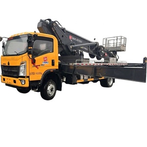 <span class=keywords><strong>Camion</strong></span> de travail aérien HOWO avec châssis de 45 m, moteur de 160 CV, pour opérations en haute altitude, idéal pour l'installation de panneaux publicitaires et de signalétique - Product Image 1